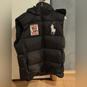 Polo by Ralph Lauren Black Nylon Vest